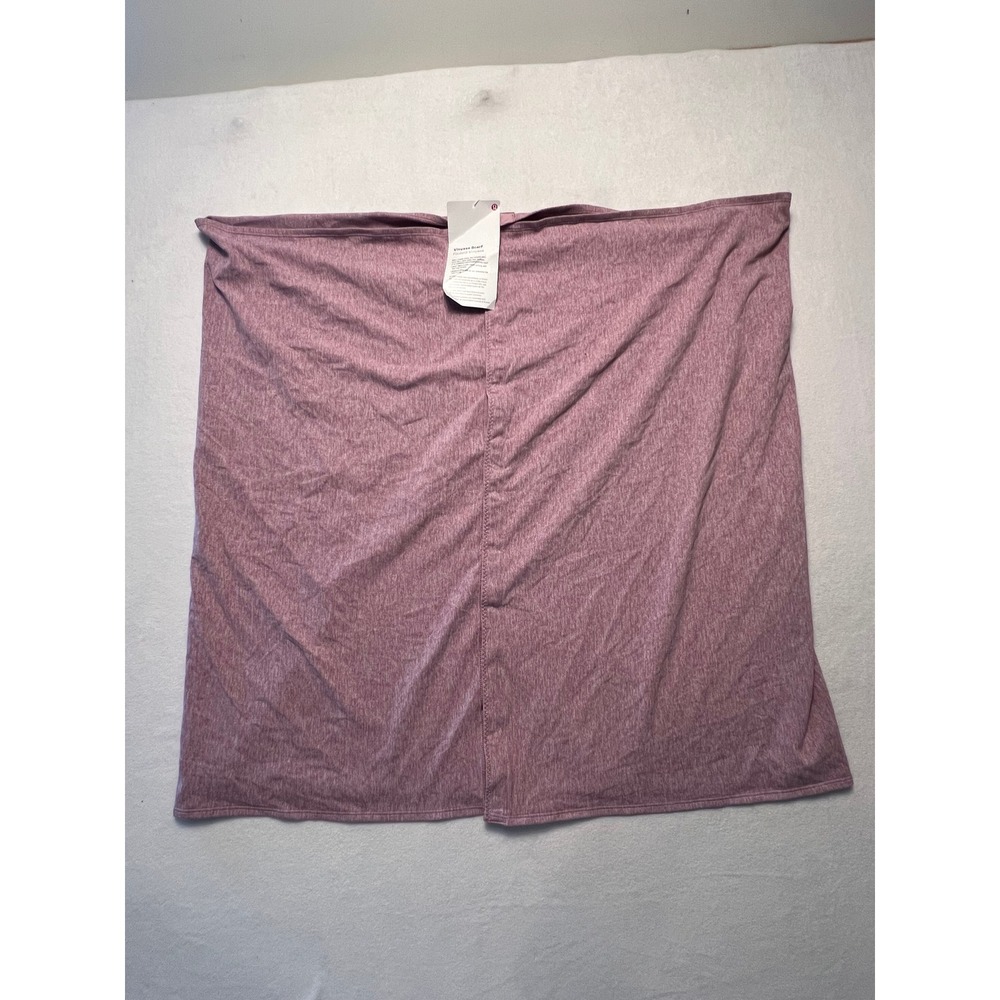 NWT! Lululemon OS Vinyasa Scarf Athleisure Heathered Pink Purple Snap Wrap Sport